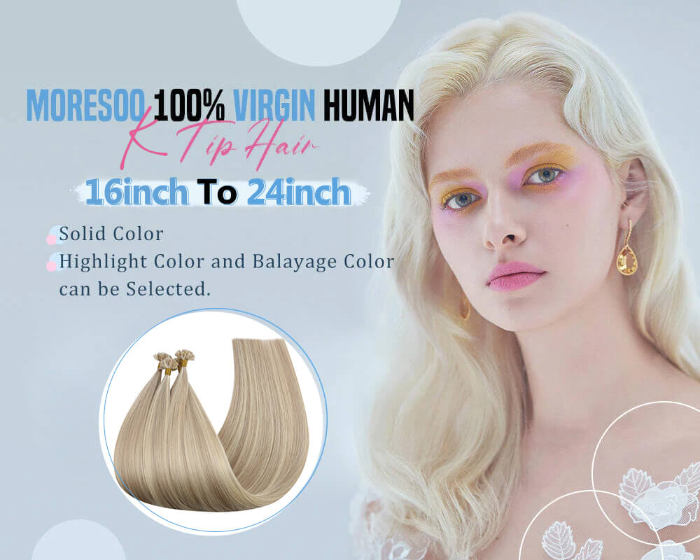 K-tip hair extensions