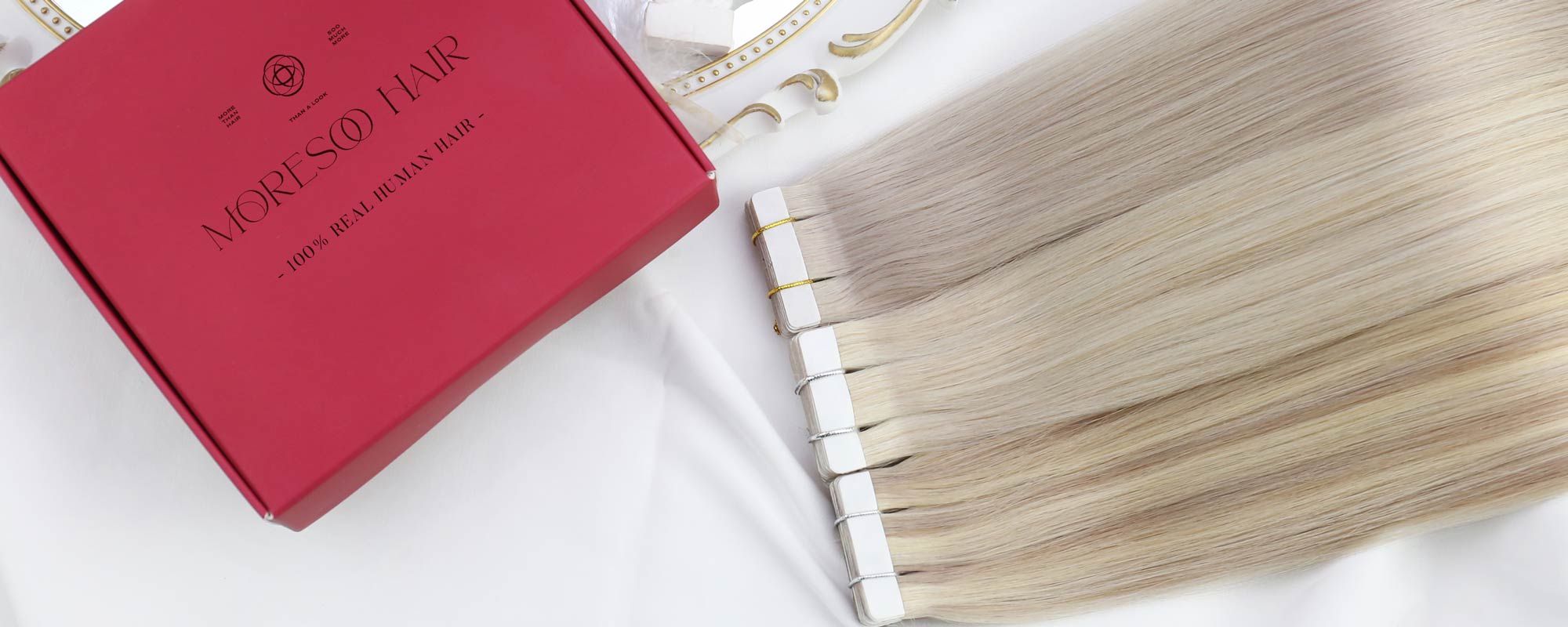 how to wear tape hair extensions