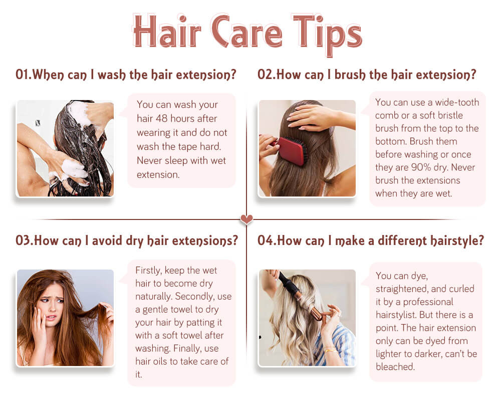 Keep Tape-In Extensions Hydrated