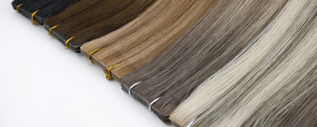 invisible tape in human hair extensions